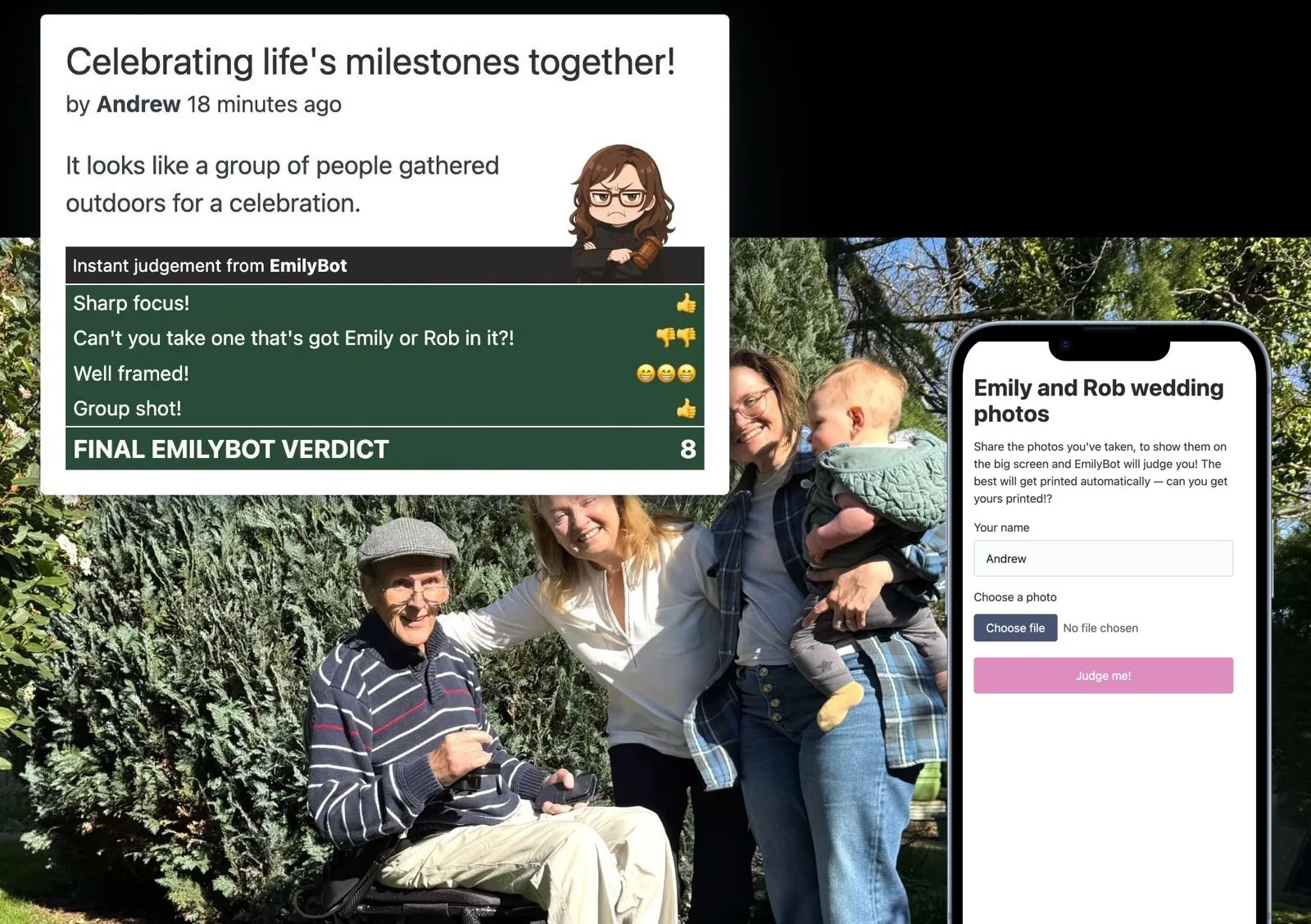 Screenshot of EmilyBot